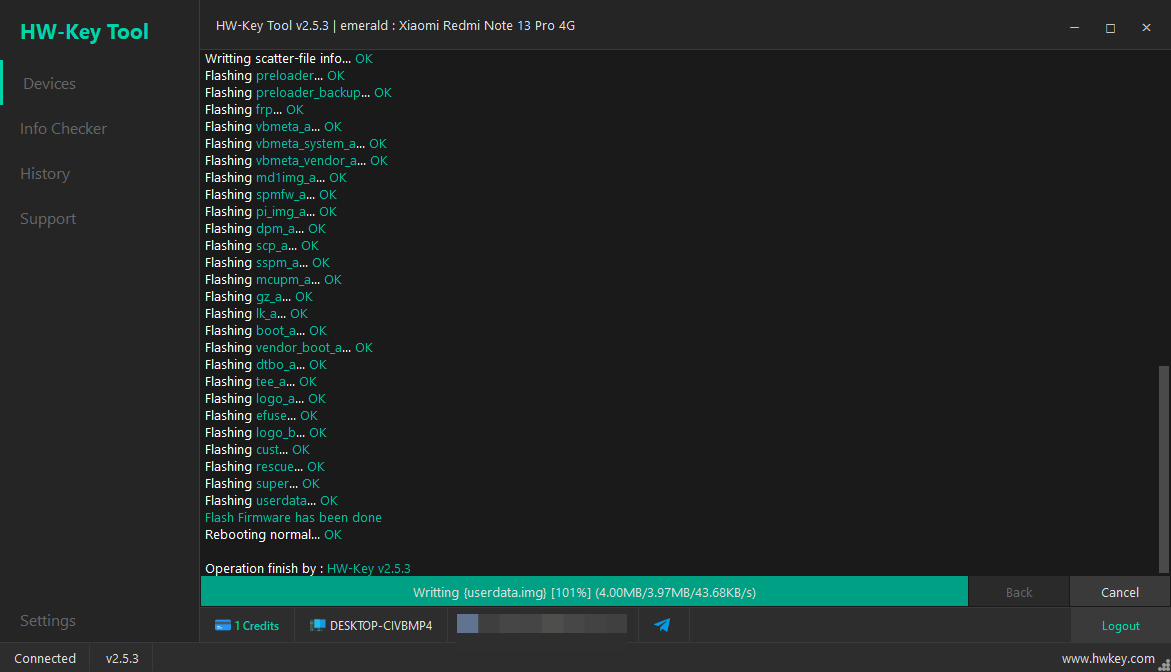 emerald : Xiaomi Redmi Note 13 Pro 4G Flash Firmware - MTK
