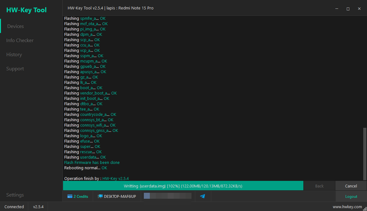 lapis : Redmi Note 15 Pro Flash Firmware - MTK