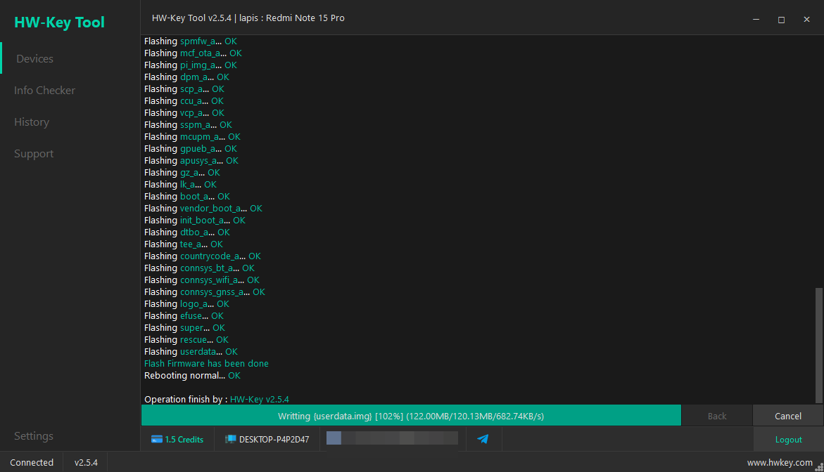lapis : Redmi Note 15 Pro Flash Firmware - MTK