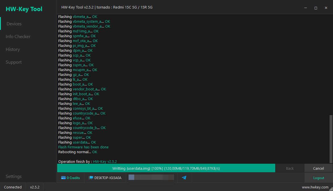 tornado : Redmi 15C 5G / 15R 5G Flash Firmware - MTK