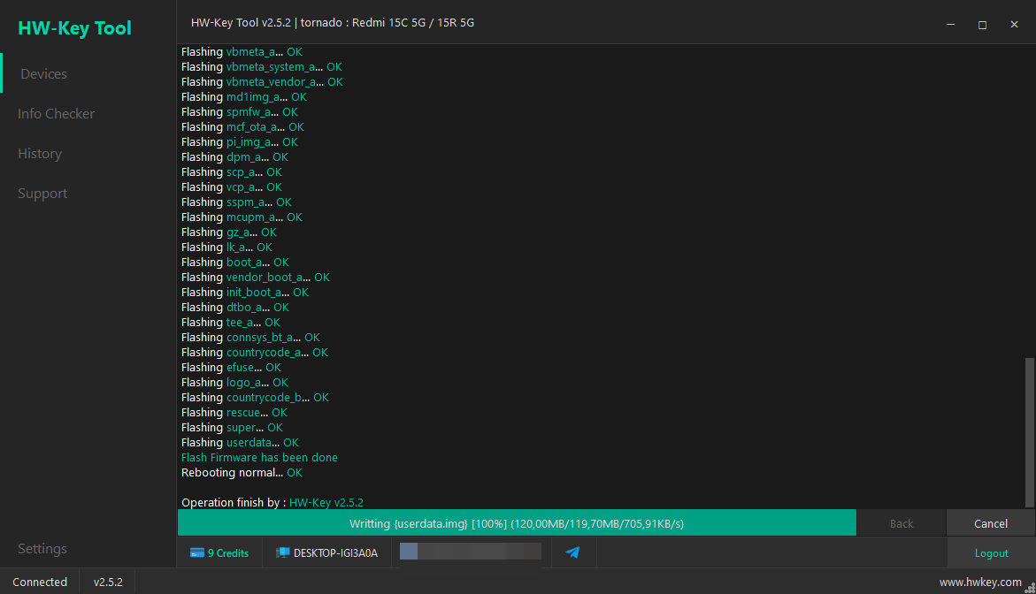 tornado : Redmi 15C 5G / 15R 5G Flash Firmware - MTK