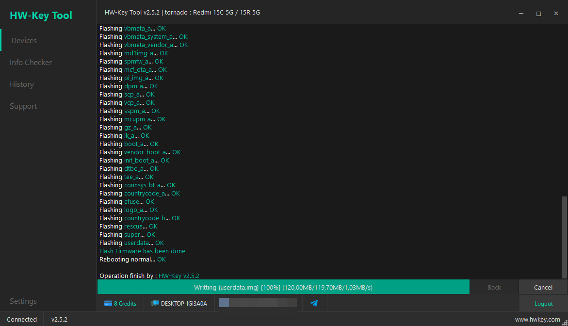 tornado : Redmi 15C 5G / 15R 5G Flash Firmware - MTK